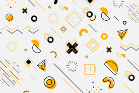 卡通装饰图案矢量图