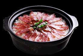 腊肉煲仔饭抠图