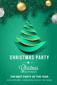 圣诞节节日活动宣传海报素材