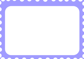 蓝色波浪边框相框底纹