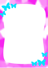 紫色边框底纹相框