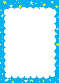 蓝色星空底纹边框背景