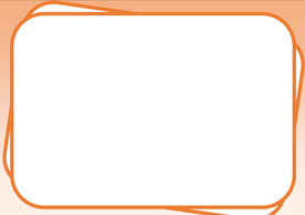 渐变橙色几何边框