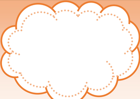 橙色渐变边框底纹