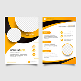 宣传单页 商业海报 画册封面