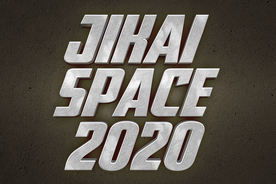 银色质感LOGO墙特效3D样机