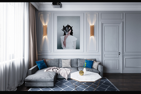 北欧客厅室内设计