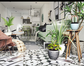 北欧客厅室内设计