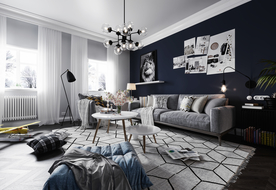 北欧客厅室内设计