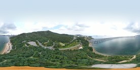 大连滨海路金沙园全景图