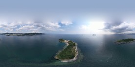 大连东大连岛全景图