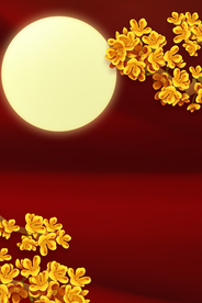 中秋传统节日互动背景素材