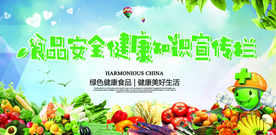 食品卫生公益活动宣传海报素材