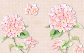 花卉背景墙