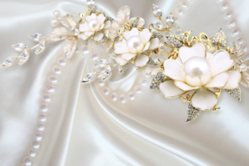 珠宝花卉背景墙