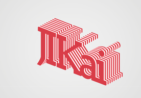 叠加3D文字亚克力LOGO样机