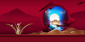 地产传统复古活动海报素材