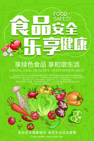 食品安全公益活动宣传海报