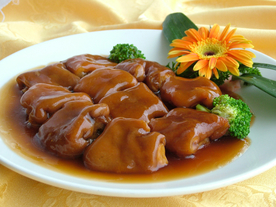 猪蹄美食食材背景素材