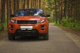 汽车豪车街道道路背景素材