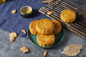 月饼美食食材背景素材