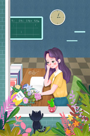 教师节 校园文化墙 教书育人