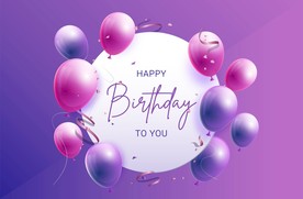 生日背景 生日派对 生日气球