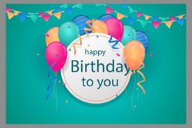 生日背景 生日派对 生日气球