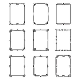 边框 相框 标题框 会话框