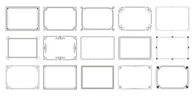 边框 相框 标题框 会话框