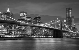 灰色夜景装饰画背景墙