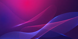 科技线条科技感科技红蓝渐变