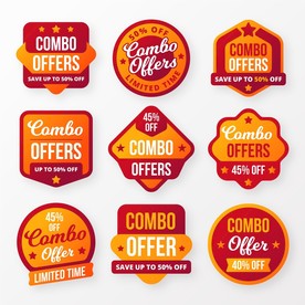 折扣 标签 打折 优惠券