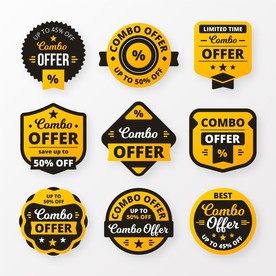 折扣 标签 打折 优惠券