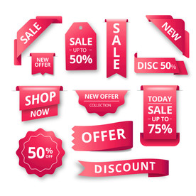 折扣 标签 打折 优惠券