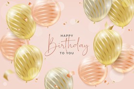 生日背景 生日派对 生日气球