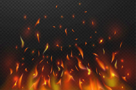 火焰 火苗 火圈 烟雾