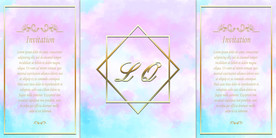 粉色婚礼背景粉蓝色婚庆婚礼舞台