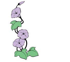 喇叭花 矢量喇叭花