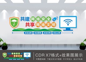 网络安全 网略安全文化墙