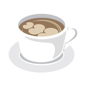 夏日冷饮矢量插画