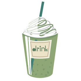 夏日冷饮矢量插画