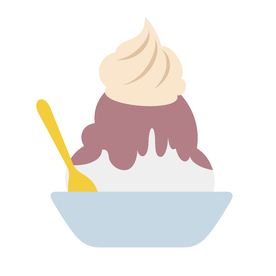 夏日冷饮矢量插画