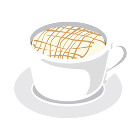 夏日冷饮矢量插画