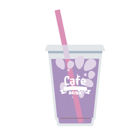 夏日冷饮矢量插画