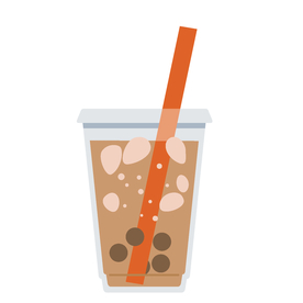 夏日冷饮矢量插画