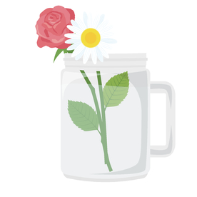 夏日冷饮矢量插画