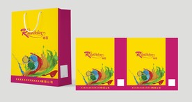 瑞客油漆手提袋展开图
