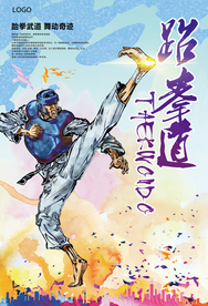 跆拳道海报