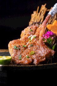 锡纸羊排美食食材海报素材